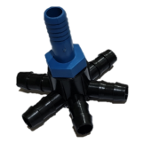 20 pcs of 6 way connector 16 mm with inlet nipple 